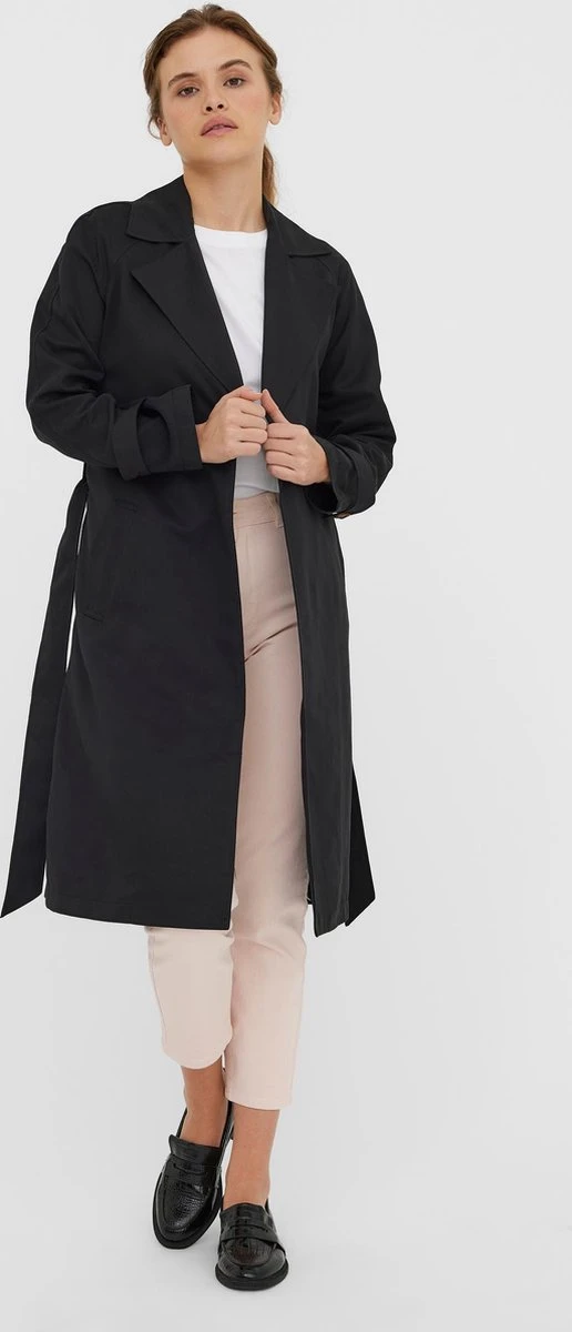 VERO MODA VMLOU LONG TRENCHCOAT NOOS Dames Trenchcoat - Maat XL 4 VERO MODA VMLOU LONG TRENCHCOAT NOOS Dames Trenchcoat - Maat XL - Afbeelding 2