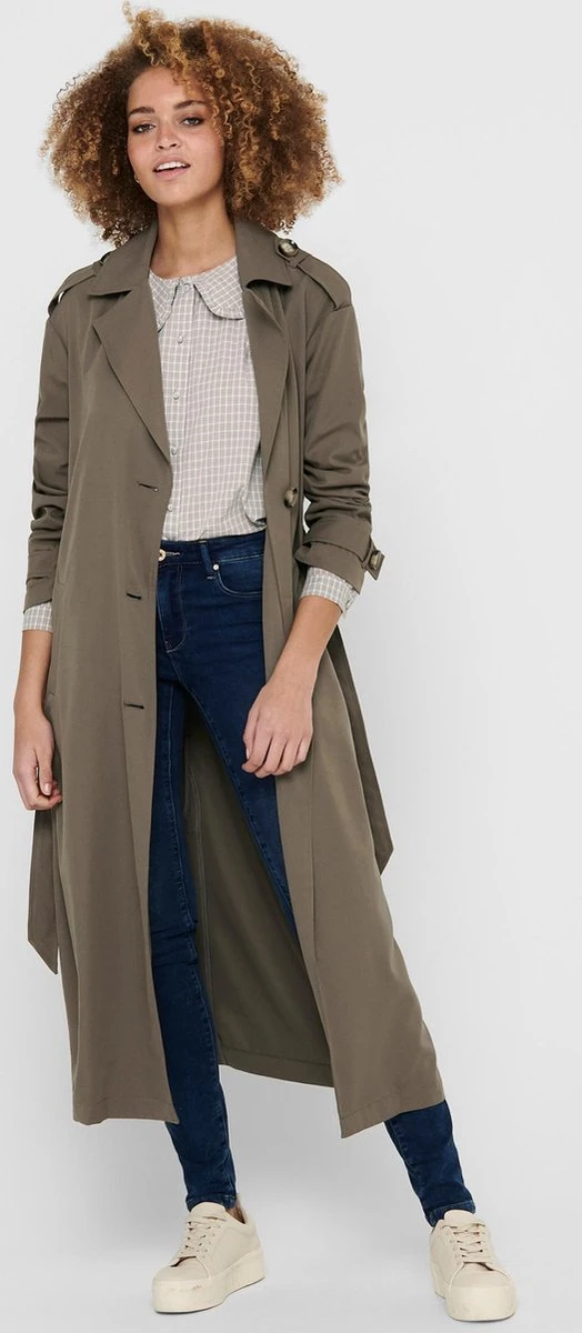 ONLY ONLLINE X-LONG TRENCHCOAT OTW NOOS Dames Trenchcoat - Maat XL 5 ONLY ONLLINE X-LONG TRENCHCOAT OTW NOOS Dames Trenchcoat - Maat XL - Afbeelding 3