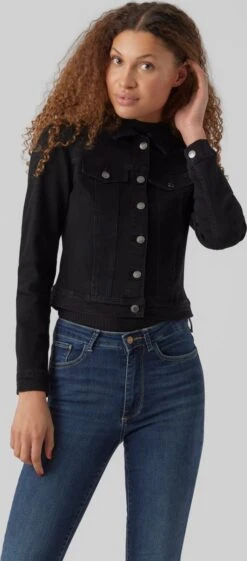 VERO MODA VMLUNA LS SLIM DNM JACKET MIX GA NOOS Dames Jas - Maat XXL -ONLY Winkel 528x1200 2