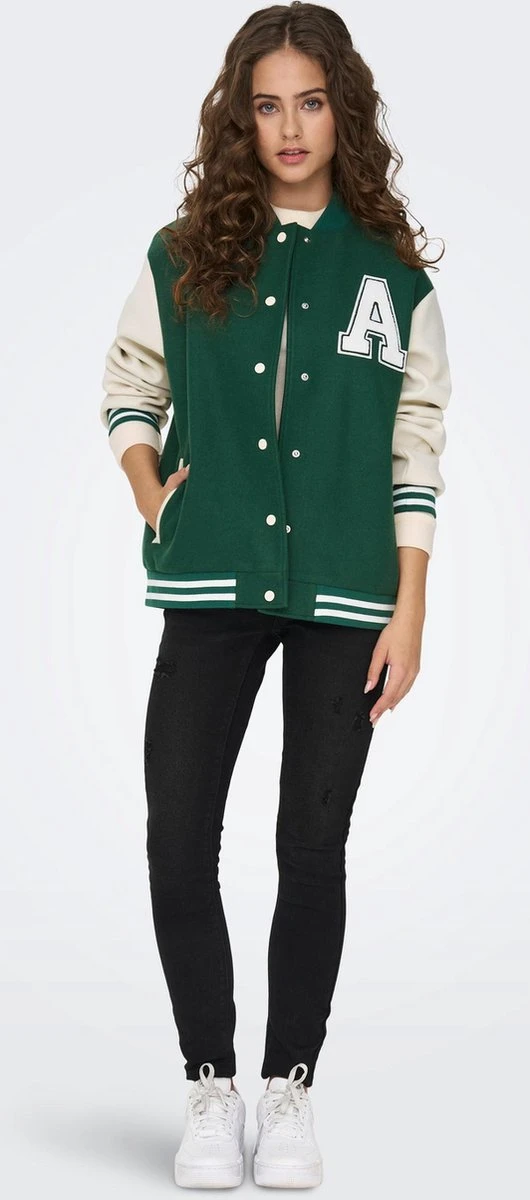 ONLY ONLSILJA LIFE BOMBER JACKET CC OTW Dames Jas - Maat XS 8 ONLY ONLSILJA LIFE BOMBER JACKET CC OTW Dames Jas - Maat XS - Afbeelding 6