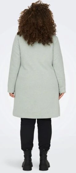 ONLY CARMAKOMA CARCARRIE MEL COAT OTW Dames Jas - Maat L-50/52 -ONLY Winkel 532x1200 4