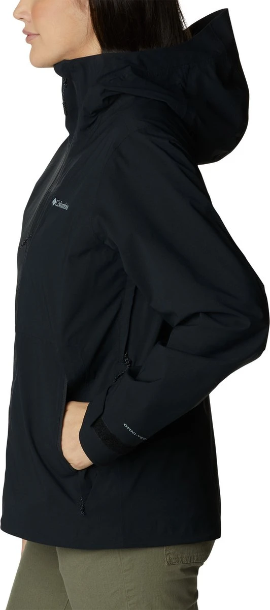 Columbia Omni-Tech Jas Dames Met Capuchon - Dames Heren Waterdicht & Winddicht - Outdoorjas Winter - Zwart - Maat XL 5 Columbia Omni-Tech Jas Dames Met Capuchon - Dames Heren Waterdicht & Winddicht - Outdoorjas Winter - Zwart - Maat XL - Afbeelding 3