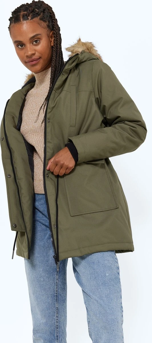 NOISY MAY NMMOLLY L/S PARKA NOOS Dames Jas - Maat S 6 NOISY MAY NMMOLLY L/S PARKA NOOS Dames Jas - Maat S - Afbeelding 4