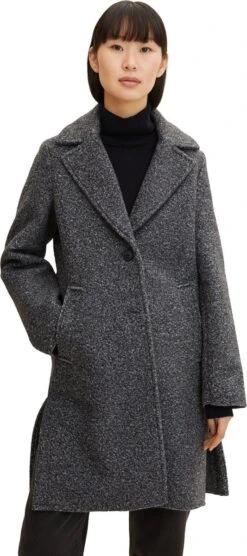TOM TAILOR Boucle Coat Dames Jas - Maat M -ONLY Winkel 533x1200 5