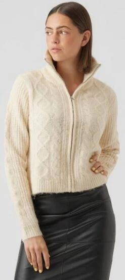 VERO MODA VMALBA LS ZIP CARDIGAN GA BOO Dames Vest - Maat L -ONLY Winkel 535x1200 3
