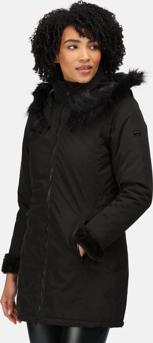 De Regatta Myrcella Parka Jas - Jas - Dames - Waterdicht - Ademend - Zwart 3 De Regatta Myrcella Parka Jas - Jas - Dames - Waterdicht - Ademend - Zwart