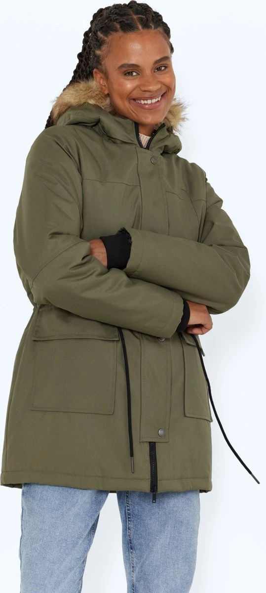 NOISY MAY NMMOLLY L/S PARKA NOOS Dames Jas - Maat S 3 NOISY MAY NMMOLLY L/S PARKA NOOS Dames Jas - Maat S