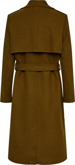 PIECES PCNIKA LONG TIE BELT TRENCHCOAT Dames Trenchcoat - Maat M -ONLY Winkel 548x1200 6