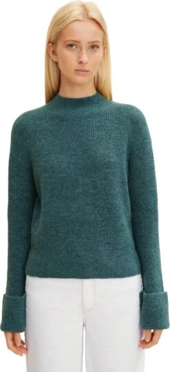 TOM TAILOR Cosy Mock Neck Pullover Dames Trui - Maat XXL -ONLY Winkel 550x1200 4