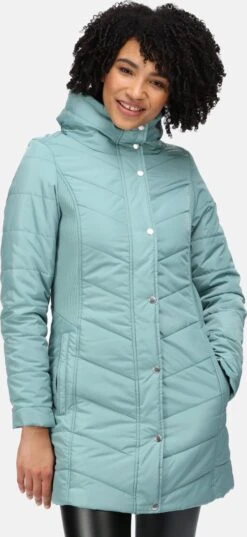 De Regatta Parthenia Baffle Jas - Jas - Dames - Geïsoleerd - Waterafstotend - Klimop Groen