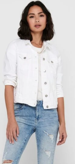 ONLY ONLTIA DNM JACKET COL PIM NOOS Dames Jas - Maat 38 -ONLY Winkel 553x1200