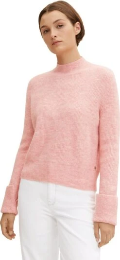 TOM TAILOR Cosy Mock Neck Pullover Dames Trui - Maat L -ONLY Winkel 554x1200 4
