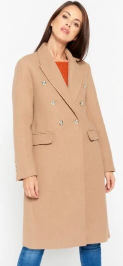 LOLALIZA Lange Jas - Camel - Maat 40 -ONLY Winkel 556x1200 3