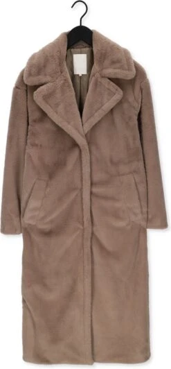 Notre-V Fur Long Coat Jassen Dames - Winterjas - Taupe - Maat XS 9 Notre-V Fur Long Coat Jassen Dames - Winterjas - Taupe - Maat XS -ONLY Winkel 557x1200