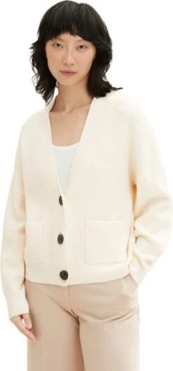 TOM TAILOR Knit Short Cardigan Dames Vest - Maat XXL -ONLY Winkel 559x1200 4