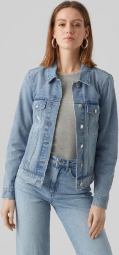 VERO MODA VMZORICA LS DENIM JACKET MIX NOOS Dames Jas - Maat XXL -ONLY Winkel 563x1200