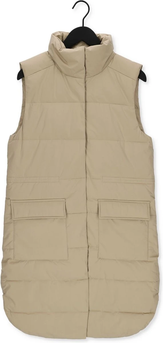MSCH Copenhagen Kaysa Pavinaria Waistcoat Jassen Dames - Winterjas - Beige - Maat L/XL 6 MSCH Copenhagen Kaysa Pavinaria Waistcoat Jassen Dames - Winterjas - Beige - Maat L/XL - Afbeelding 4