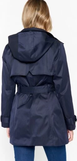 LOLALIZA Trenchcoat Met Capuchon - Marine Blauw - Maat 36 -ONLY Winkel 572x1200 7