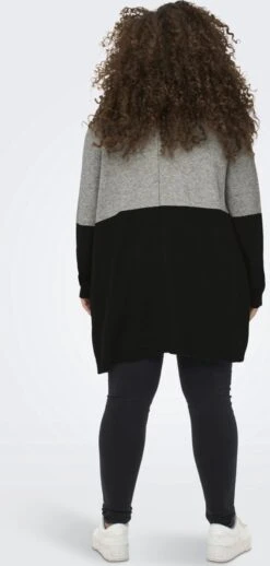 ONLY CARMAKOMA CARSTONE L/S LONG CARDIGAN KNT Dames Trui - Maat L/52 -ONLY Winkel 572x1200 8