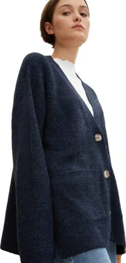 TOM TAILOR Cosy Button Cardigan Dames Vest - Maat M -ONLY Winkel 576x1200 10