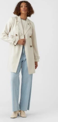 Vero Moda Jas Vmceleste Ss23 Trench Coat 10278714 Oatmeal Dames Maat - M -ONLY Winkel 576x1200 2