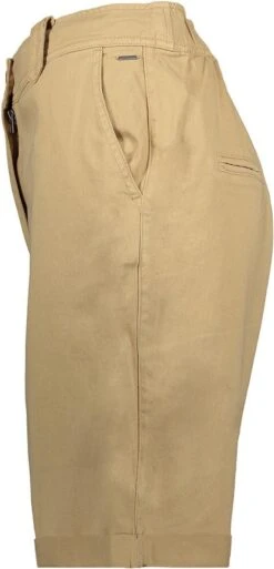 Mexx Bermuda With Roll-up Dames - Donker Zand - Maat L -ONLY Winkel 578x1200 4