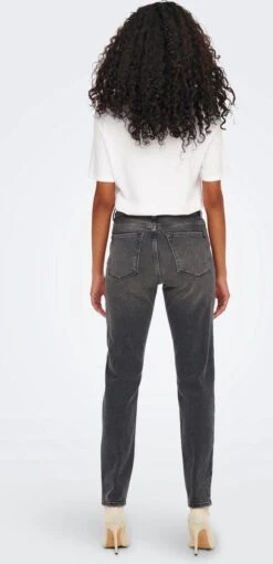 Only Jeans Onlemily Stretch Hw St Ank Cro614 N 15259634 Dark Grey Denim Dames Maat - W26 X L34 -ONLY Winkel 581x1200 6