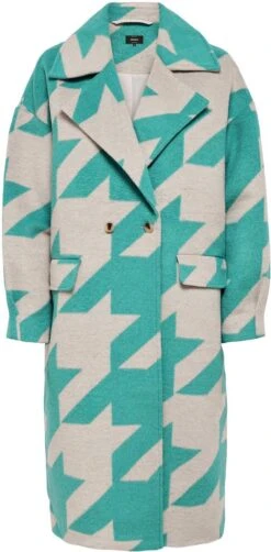 ONLY ONLHAY HOUNDSTOOTH LONG SHACKET CC PNT Dames Jas - Maat L -ONLY Winkel 591x1200 6