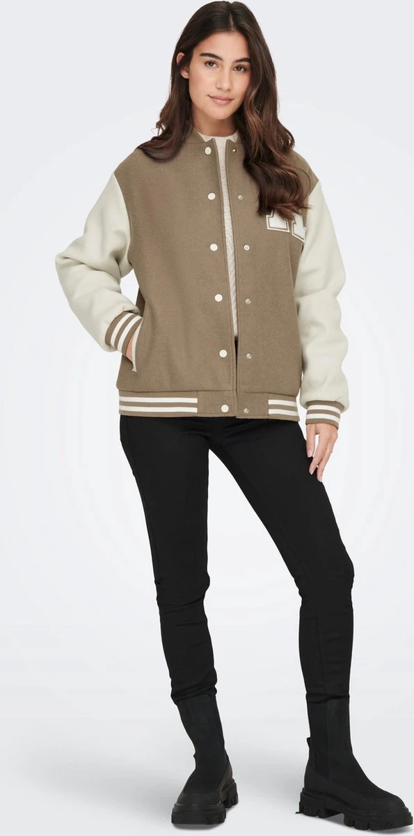 ONLY ONLSILJA LIFE BOMBER JACKET CC OTW Dames Jas - Maat M 9 ONLY ONLSILJA LIFE BOMBER JACKET CC OTW Dames Jas - Maat M - Afbeelding 7