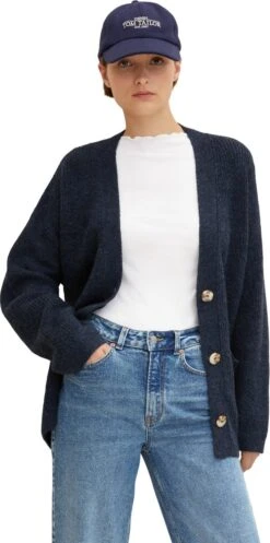 TOM TAILOR Cosy Button Cardigan Dames Vest - Maat M -ONLY Winkel 596x1200 14
