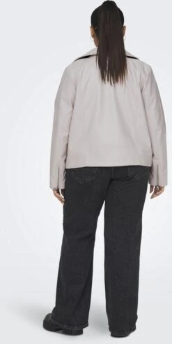 ONLY CARMAKOMA CARVERA FAUX LEATHER BIKER OTW Dames Jas - Maat 50 -ONLY Winkel 602x1200 3