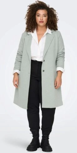 ONLY CARMAKOMA CARCARRIE MEL COAT OTW Dames Jas - Maat M-46/48 -ONLY Winkel 603x1200 4