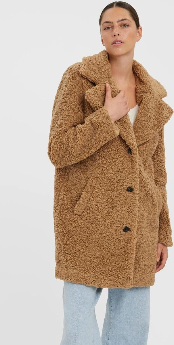VERO MODA VMKYLIE AW22 TEDDY COAT BOOS Dames Jas - Maat XL 8 VERO MODA VMKYLIE AW22 TEDDY COAT BOOS Dames Jas - Maat XL - Afbeelding 6
