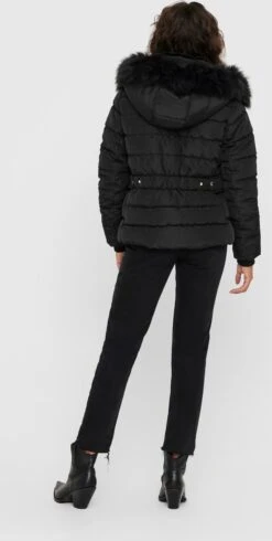 ONLY ONLCAMILLA QUILTED FURHOOD JACKET CC OTW Dames Jas - Maat S -ONLY Winkel 605x1200 9