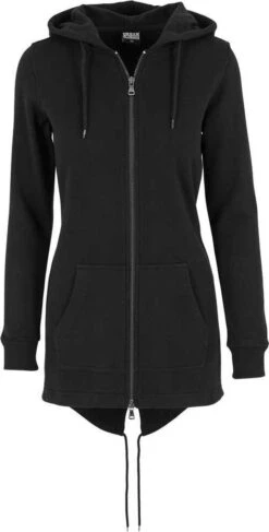 Urban Classics Vest Sweat Parka Tb1075 Black Dames Maat - L