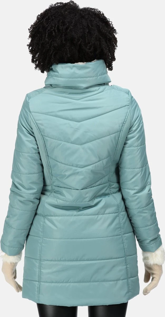 De Regatta Parthenia Baffle Jas - Jas - Dames - Geïsoleerd - Waterafstotend - Klimop Groen 8 De Regatta Parthenia Baffle Jas - Jas - Dames - Geïsoleerd - Waterafstotend - Klimop Groen - Afbeelding 6