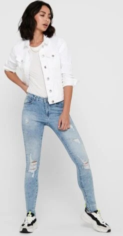 ONLY ONLTIA DNM JACKET COL PIM NOOS Dames Jas - Maat 40 -ONLY Winkel 628x1200 1