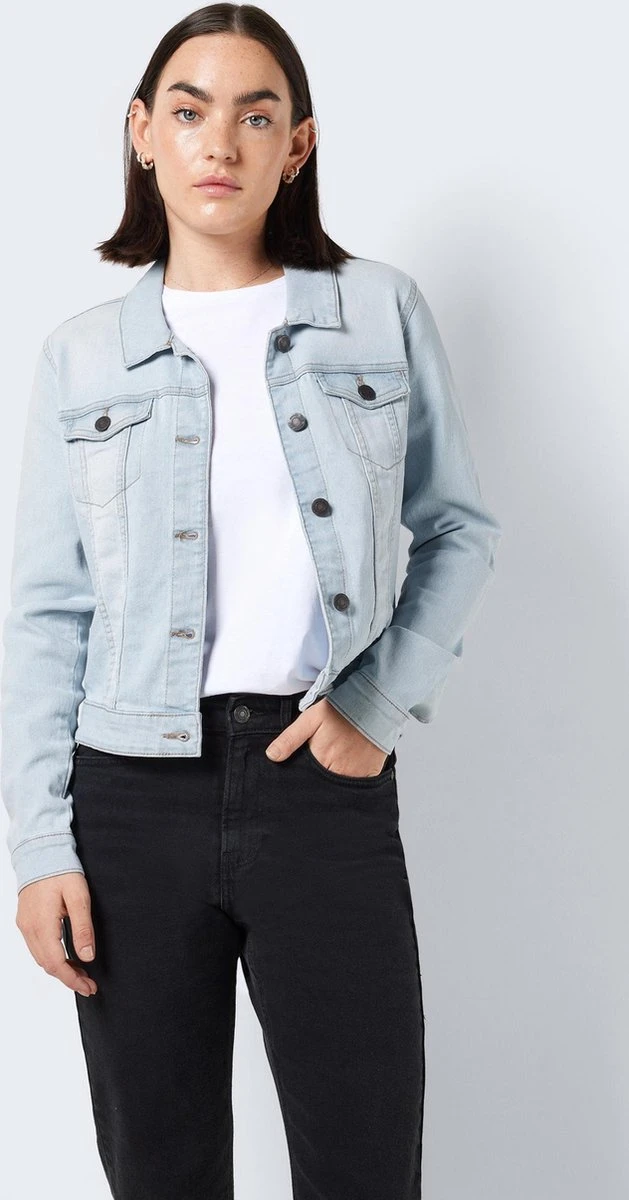 NOISY MAY NMDEBRA L/S DENIM JACKET LB NOOS Dames Jas - Maat S 18 NOISY MAY NMDEBRA L/S DENIM JACKET LB NOOS Dames Jas - Maat S - Afbeelding 16