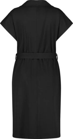 SAMOON Dames Lange Bodywarmer Met Bindband Black-50 -ONLY Winkel 634x1200 9