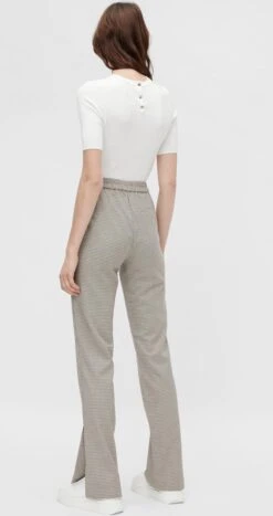 Only Broek Onljoss Mw Flared Slit Check Pant T 15273008 Quarry/dark Olive Dames Maat - W36 X L32 -ONLY Winkel 635x1200 9