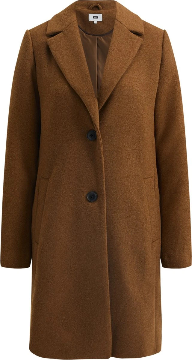 WE Fashion Dames Wolmix Jas - Curve 3 WE Fashion Dames Wolmix Jas - Curve