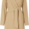 Beige Midi-lange Trenchcoat Dasan - MbyM - Maat L