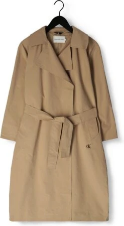 Calvin Klein Oversized Trench Coat Jassen Dames - Zomerjas - Zand - Maat S 11 Calvin Klein Oversized Trench Coat Jassen Dames - Zomerjas - Zand - Maat S -ONLY Winkel 658x1200 3
