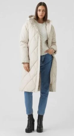 VERO MODA VMADELALOA LONG COAT GA BOOS Dames Jas - Maat XL -ONLY Winkel 658x1200 6