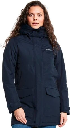 Didriksons Frida Parka 6 Dames Winterjas 504302-999 - Kleur Blauw - Maat 36