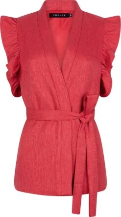 Ydence - Gilet Paloma - Koraal - Maat S