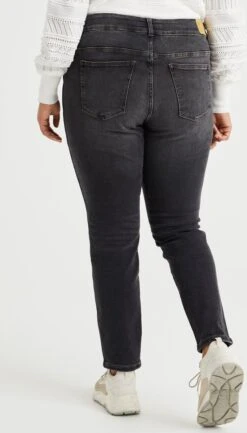 WE Fashion Dames Mid Rise Skinny Jeans Met Stretch - Curve -ONLY Winkel 685x1200 4