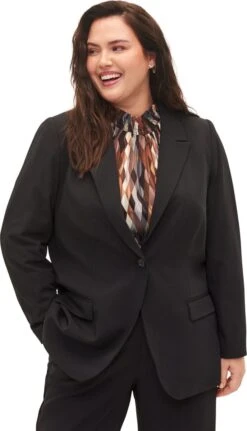 ZIZZI MHALEY L/S BLAZER Dames Jacket - Maat 52 -ONLY Winkel 687x1200 4