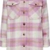 PIECES PCNELLIE LONG CHECKED COAT Dames Jas - Maat M -ONLY Winkel 687x1200 8