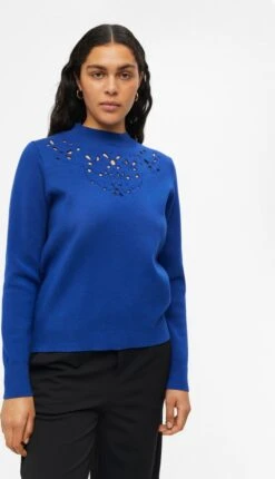 OBJECT OBJREYNARD L/S HIGH KNIT PULLOVER 124 .C Dames Trui - Maat S -ONLY Winkel 690x1200 3